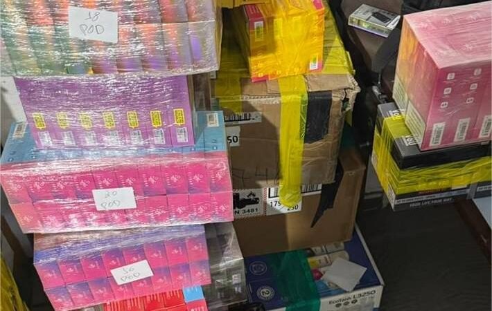 Companhia Raio prende homem com mais de 5 mil cigarros eletrônicos ilegais em Cuiabá