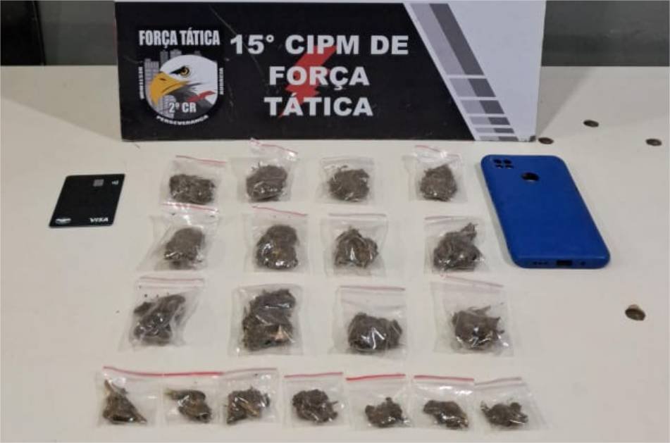 Força Tática prende homem com porções de maconha em Várzea Grande