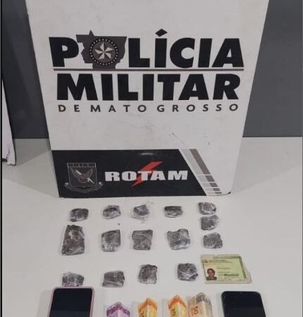 Rotam prende duas pessoas por tráfico de drogas em Várzea Grande