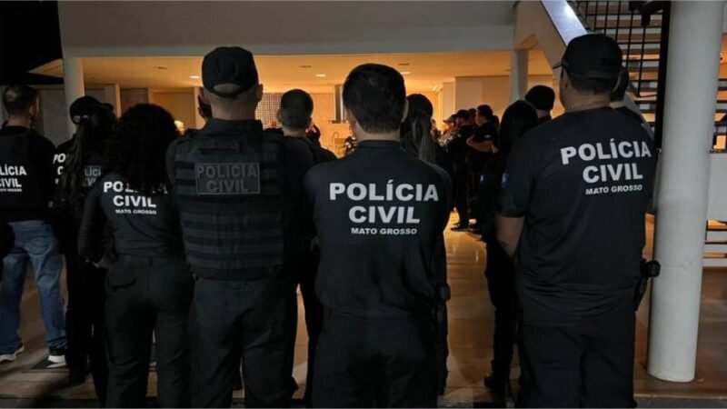 Polícia Civil cumpre 50 ordens judiciais contra facção envolvida em tráfico de drogas e lavagem de dinheiro em Rondonópolis
