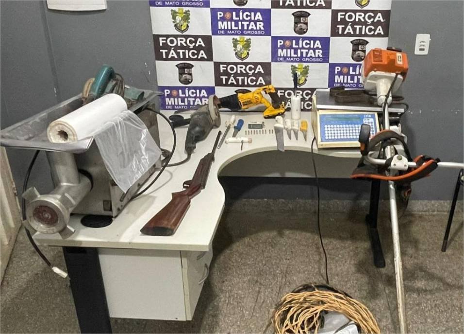 Força Tática localiza e fecha abate clandestino após denúncia de roubo em Rondonópolis