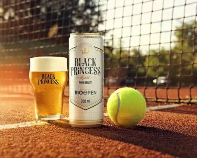Black Princess celebra o Rio Open 2026 com lata exclusiva inspirada no torneio
