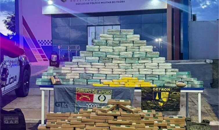 Forças de Segurança apreendem 398 tabletes de drogas em Itaúba