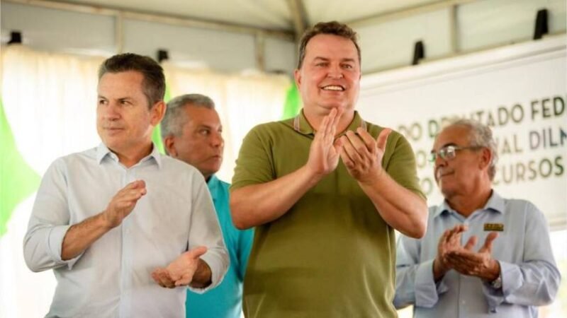 Max Russi participa de autorizações e entregas de obras em municípios do Norte Araguaia