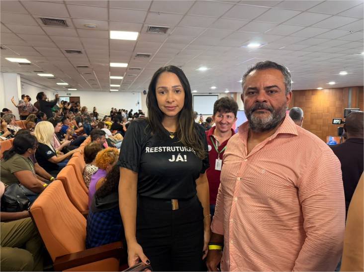 Sindepojuc reforça apoio à mobilização pela RGA durante ato na Assembleia Legislativa