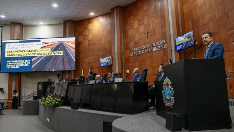 Governador destaca evolução de MT e agradece parceria do Legislativo no crescimento do Estado