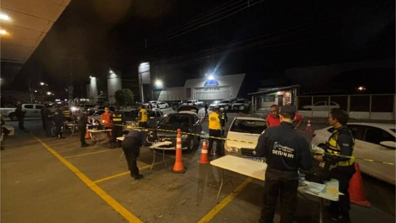 Operações Lei Seca em duas avenidas de Cuiabá realizam 225 testes de alcoolemia