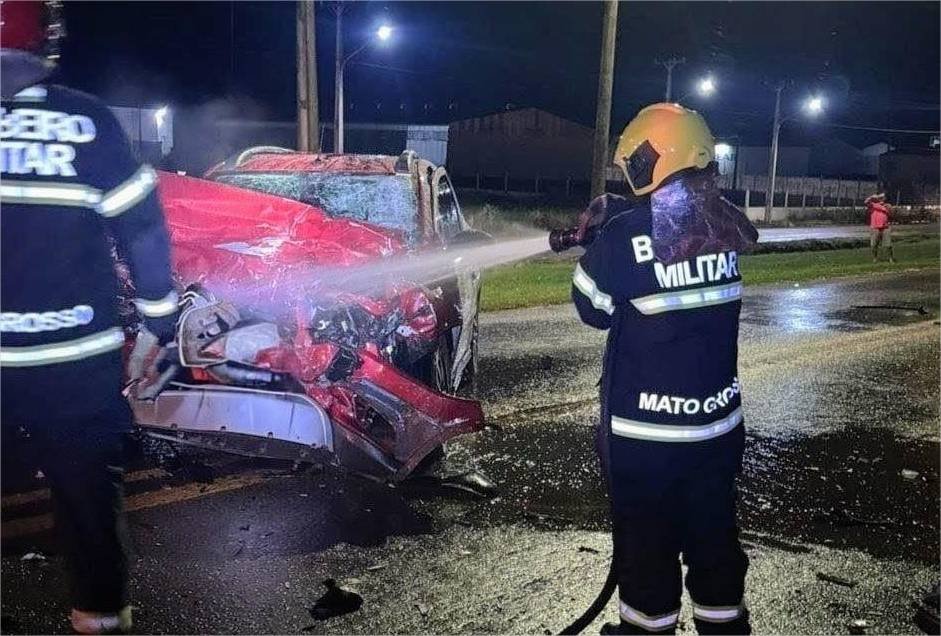 Corpo de Bombeiros atende ocorrências de acidentes de trânsito em Cáceres e Primavera do Leste