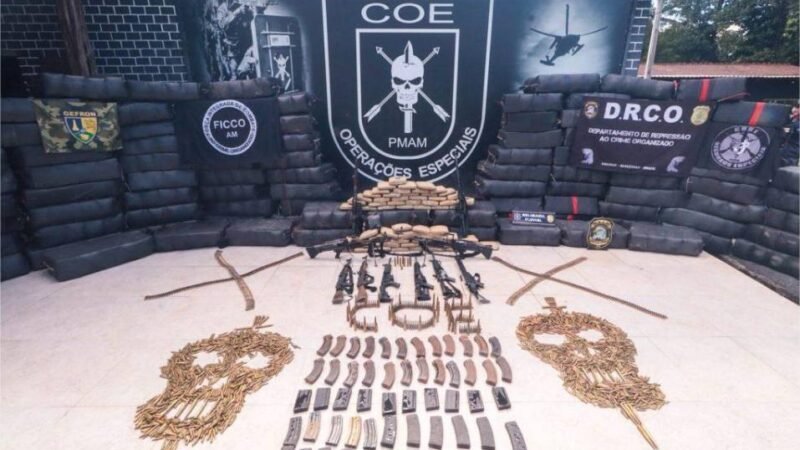 Gefron participa de apreensão de 4,3 toneladas de drogas e arsenal de guerra no Amazonas