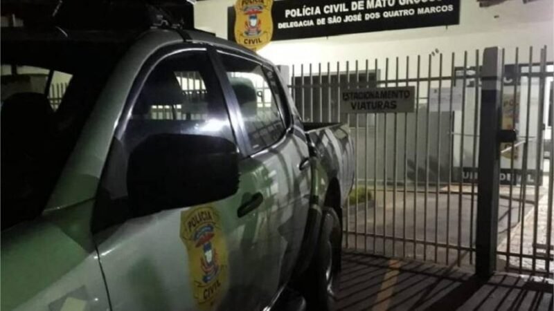 Ação das Polícias Civil e Militar prende dois investigados por tráfico de drogas em São José dos Quatro Marcos