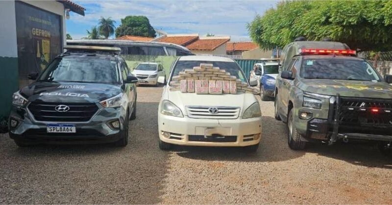 Gefron apreende 65 quilos de droga e dá prejuízo de R$ 1,1 milhão às facções criminosas