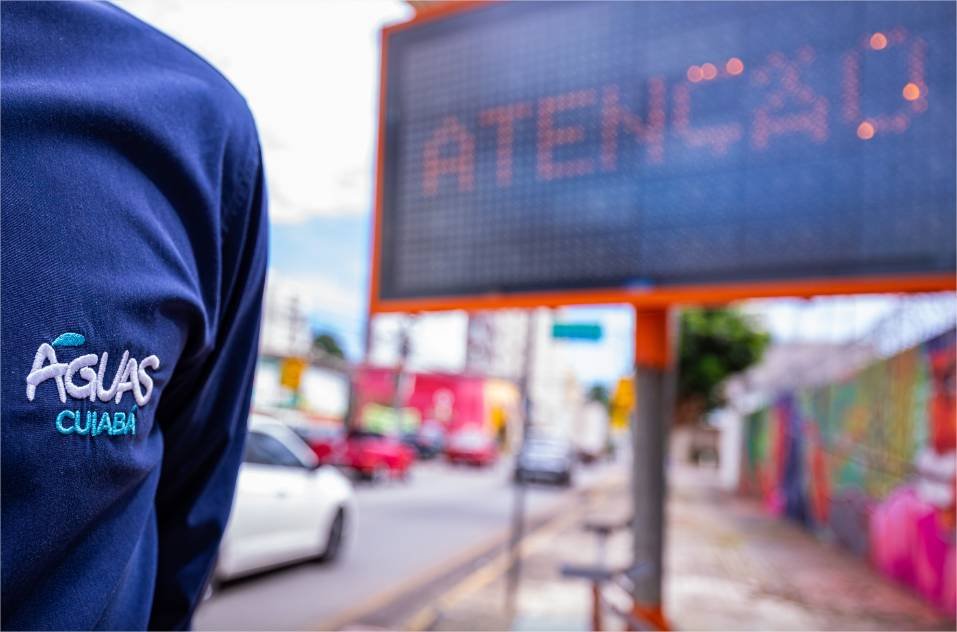 Trecho da Rua Comandante Costa  ficará interditado por 5 dias para obras da Águas Cuiabá