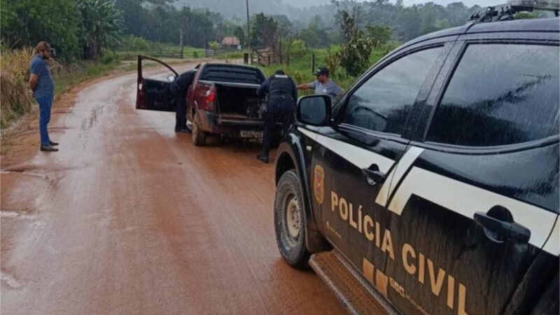 Polícia Civil apura denúncia e prende homem foragido da Justiça pelo crime de homicídio