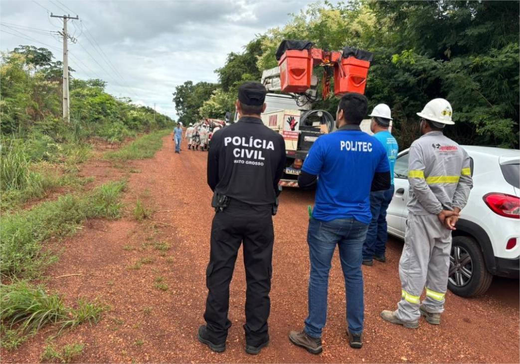 Polícia Civil prende homem por furto de energia e estelionato em Poconé