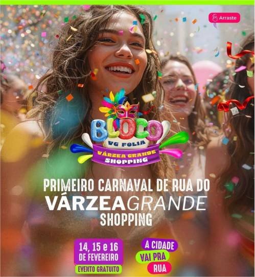 Avenida Sen.Filinto Müller vira palco de Carnaval com Bateria Banana da Terra e atrações gratuitas