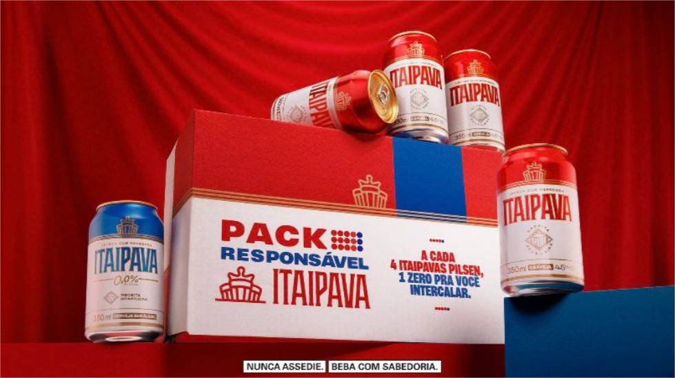 Itaipava inova criando Pack Responsável e distribui latas 0% álcool no Carnaval estimulando consumo responsável