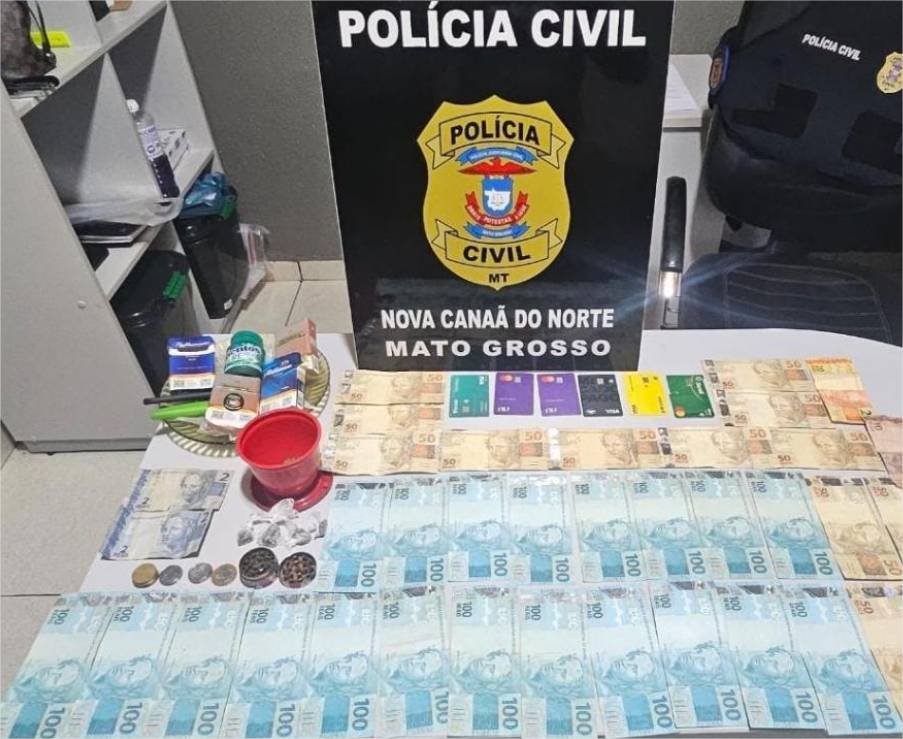Polícia Civil cumpre mandados e prende suspeito de tráfico de drogas em Nova Canaã do Norte