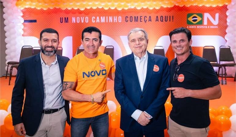 Presidente nacional do Novo garante pré-canditura da sigla ao Governo do Estado