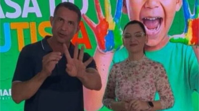 Com aporte de R$ 6 milhões do Coronel Assis, Abílio e primeira-dama apresentam projeto da Casa do Autista em Cuiabá