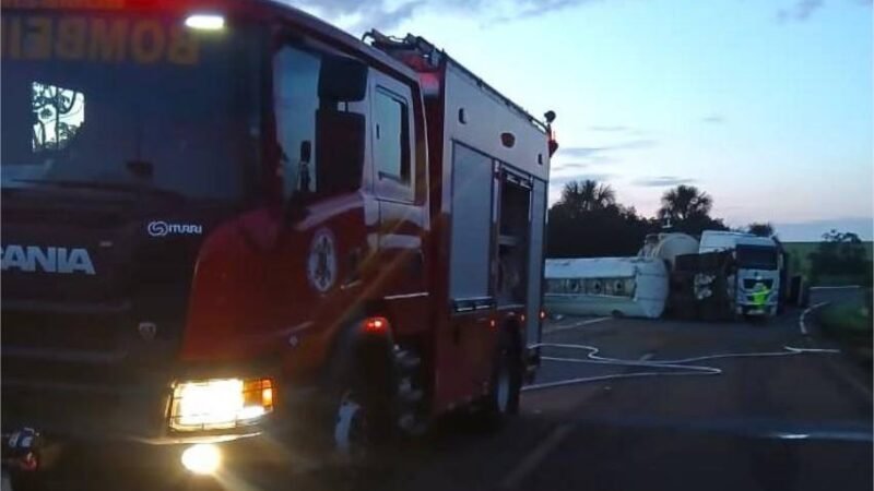 Corpo de Bombeiros atende duas ocorrências de acidente de trânsito registradas nesta quinta-feira (5)