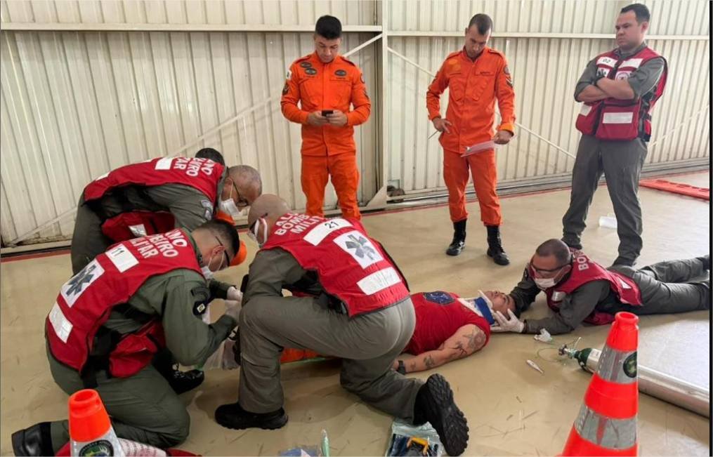 Ciopaer forma 40 operadores em curso de atendimento pré-hospitalar e reforça resgates aeromédicos em MT