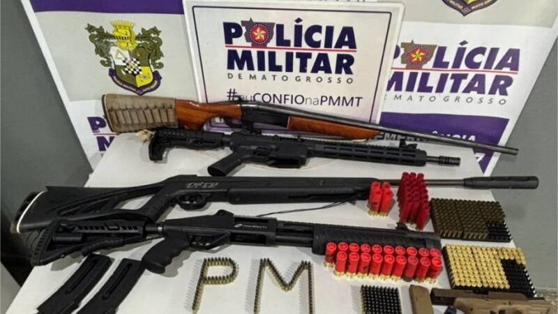 Polícia Militar aumenta em 64% as apreensões de armas de fogo em todo o Estado