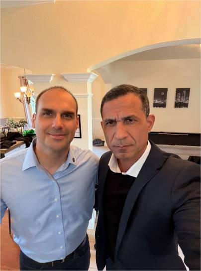 Deputado Coronel Assis se reúne com Eduardo Bolsonaro nos EUA e reforça atuação combativa da oposição contra retrocessos