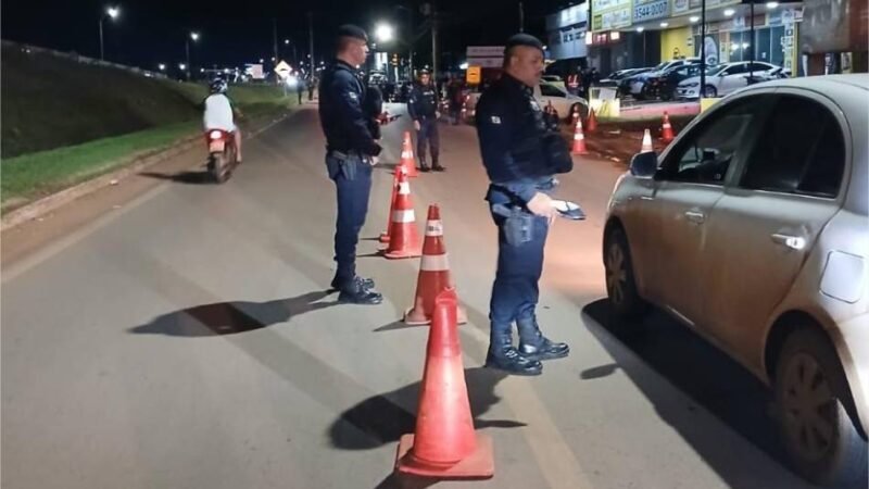 Operações Lei Seca resultam na prisão de 19 condutores por embriaguez em Cuiabá e mais duas cidades do interior