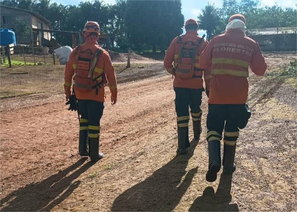 Corpo de Bombeiros localiza homem desaparecido há cinco dias em área de mata