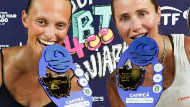 Débora Madile e Yasmine Aires vencem World Tour BT 50 de beach tênis; qualificatórias do BT 400 iniciam nesta terça-feira (17)
