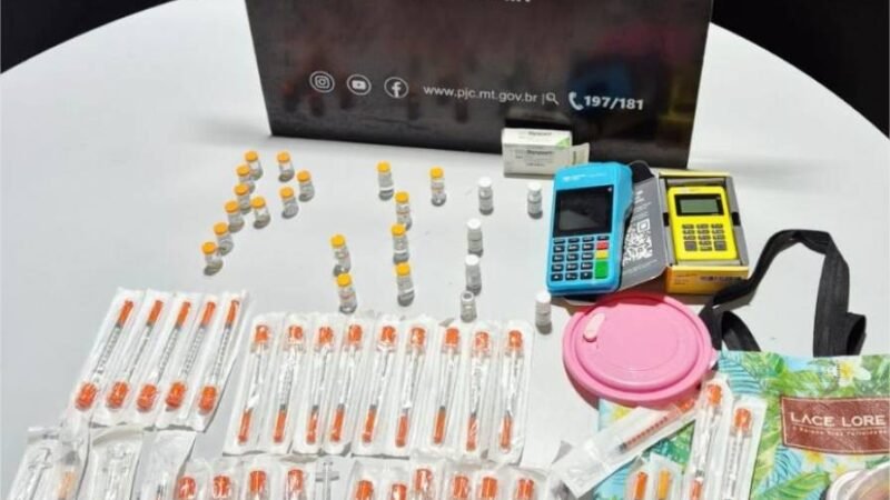 Polícia Civil cumpre buscas e apreende medicamentos emagrecedores importados irregularmente em Cáceres