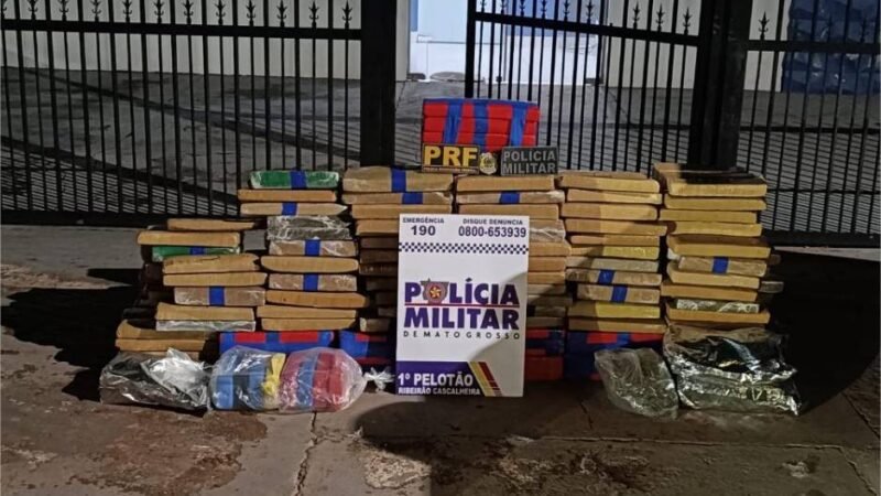 Ação integrada apreende 335 quilos de entorpecentes e prende quatro suspeitos por tráfico