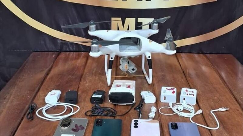 Polícia Penal abate dois drones que tentavam levar celulares para reeducandos