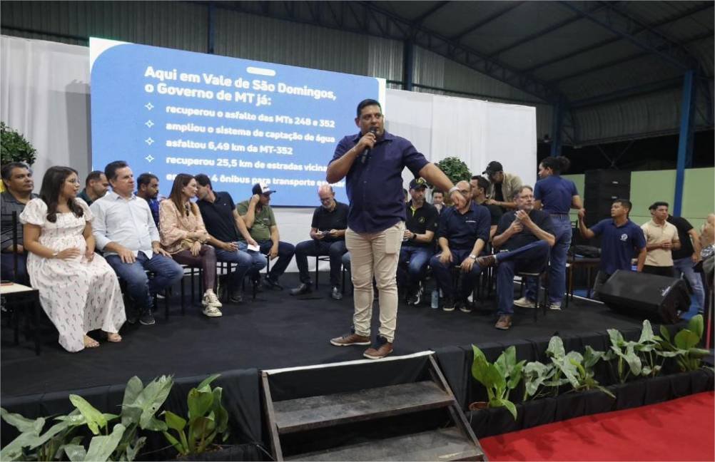 “Apoio do Governo de MT permite planejamento de ações positivas para população”, afirma prefeito