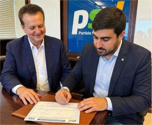 Emanuelzinho consolida migração ao PSD em ruptura com “MDB Bolsonarista”