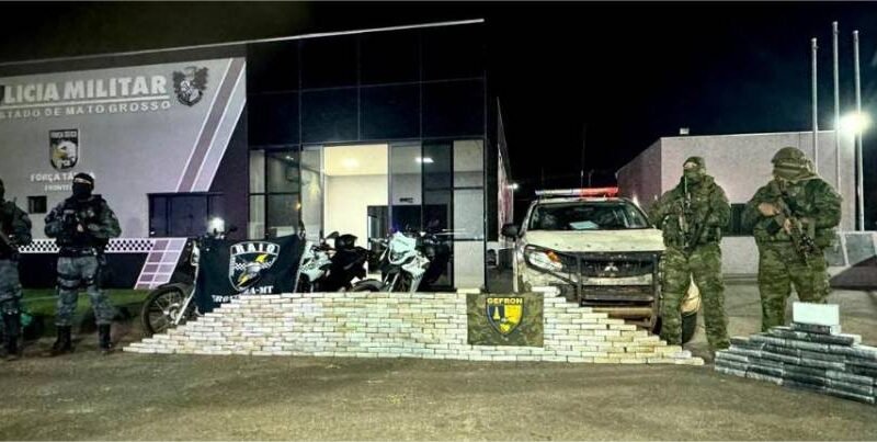 Operação apreende 300 kg de droga e gera prejuízo de R$ 5,6 milhões às facções criminosas
