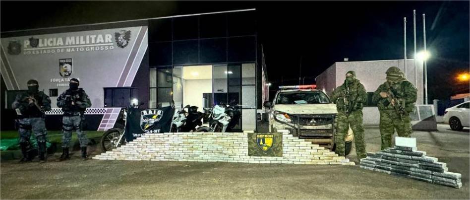 Operação apreende 300 kg de droga e gera prejuízo de R$ 5,6 milhões às facções criminosas