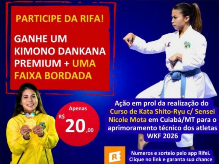 Cuiabá recebe curso de kata com campeã Nicole Mota e mobiliza atletas da região
