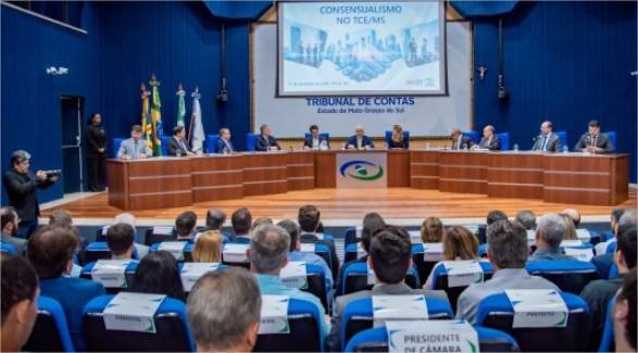 Experiência do TCE-MT em soluções consensuais é apresentada em evento no MS