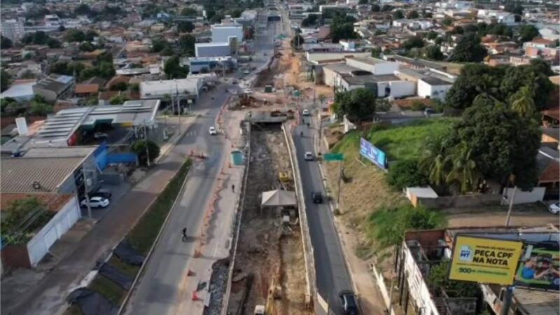 Nova trincheira vai melhorar fluxo do trânsito na Miguel Sutil