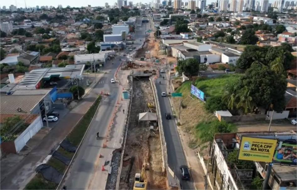 Nova trincheira vai melhorar fluxo do trânsito na Miguel Sutil