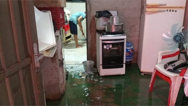 Defesa Civil de Cuiabá atua prontamente em áreas afetadas pelas chuvas desta quinta-feira