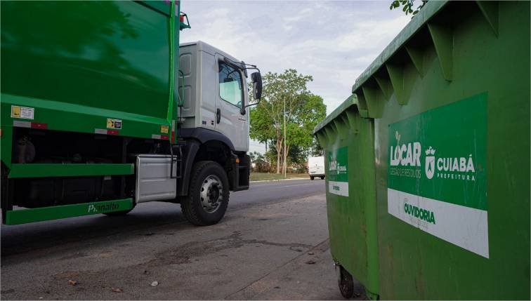 Coleta semanal ultrapassa 3,7 mil toneladas e reforça limpeza urbana em Cuiabá