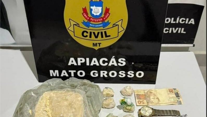 Polícia Civil prende mulher encontrada com drogas em casa monitorada por ser utilizada por facção