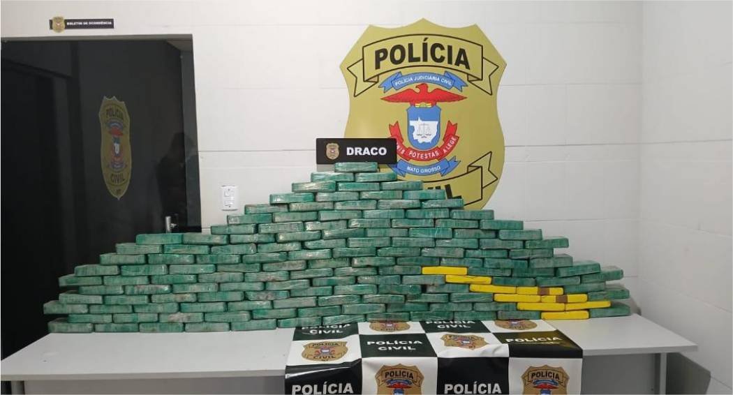 Polícia Civil apreende meia tonelada de drogas na região da fronteira com a Bolívia