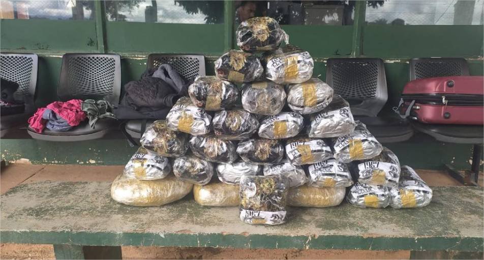 Gefron apreende mais de 16 kg de skunk e causa prejuízo de quase R$ 50 mil as facções criminosas