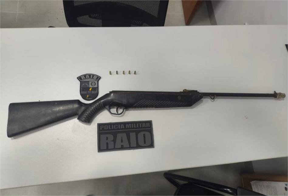 Companhia Raio prende homem com espingarda sem documentação em Guarantã do Norte