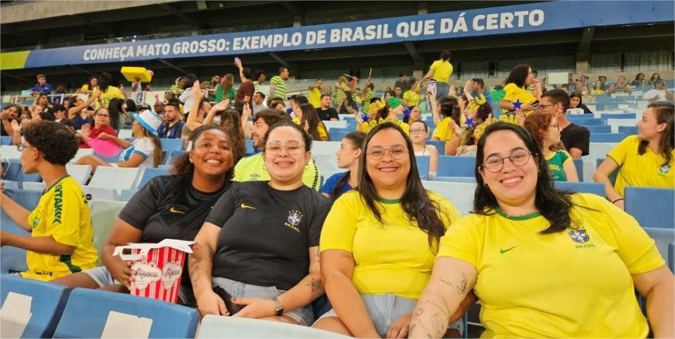 Após goleada, população já aguarda próxima partida da Seleção Brasileira de futebol feminino na Arena Pantanal