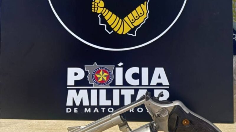 Polícia Militar apreende arma de fogo e prende homem que atirou em direção a ex-genro