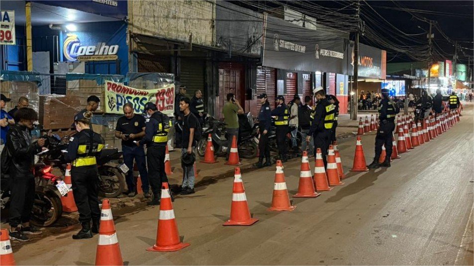Três são presos em Operação Lei Seca contra motos irregulares em Várzea Grande